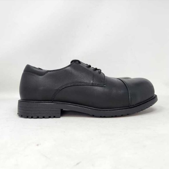 NWOB men\'s 9.5 Shoes for Crews Senator steel toe black oxford work dress shoes main image 11